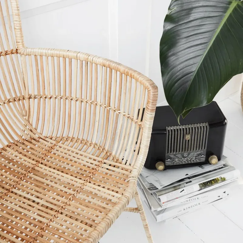 Canapé en rotin naturel sans coussin d'assise Coon - House Doctor - The Cool Republic