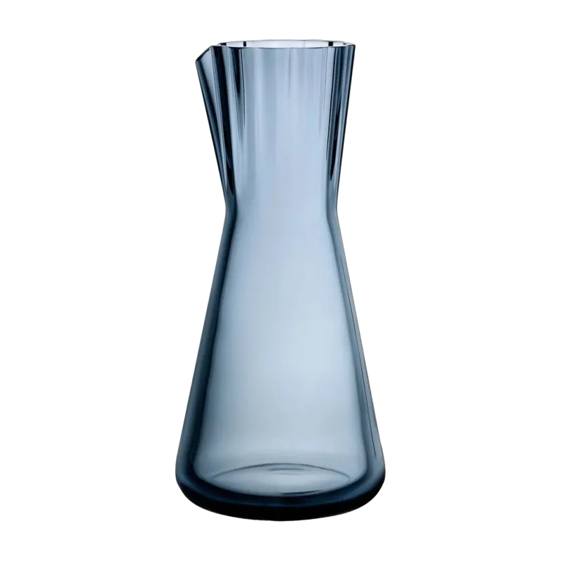 Carafe d'eau bleue Lady Steel - Nude Glass - The Cool Republic