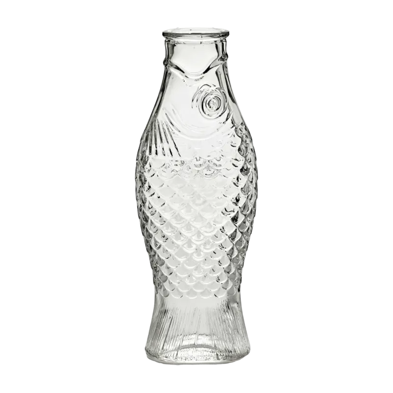 Carafe en verre transparent 85cL Fish&Fish - Serax - The Cool Republic
