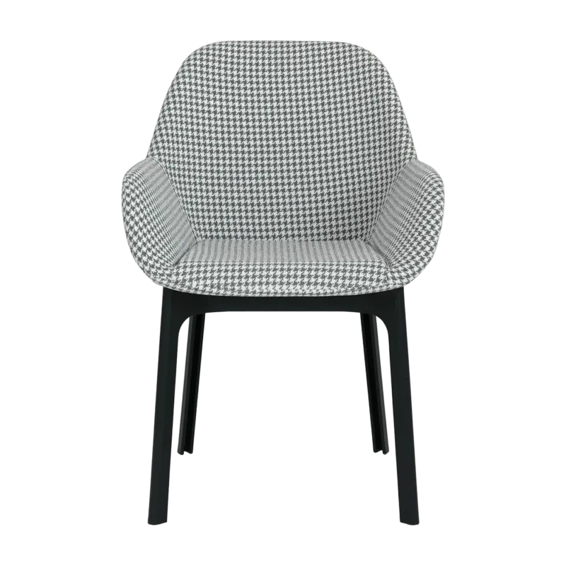 Chaise avec accoudoirs gris Clap - Kartell - The Cool Republic