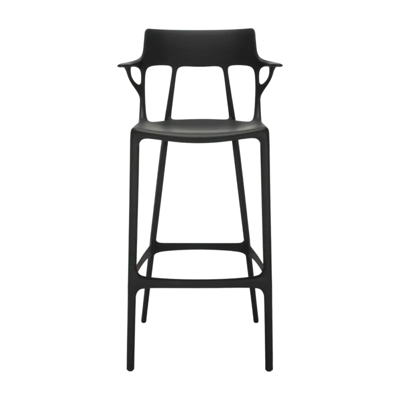 Chaise de bar noire 75 cm A.I - Kartell - The Cool Republic