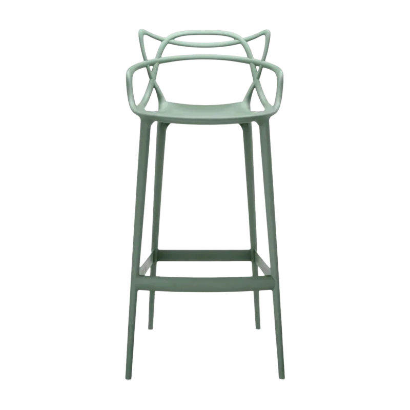Chaise de bar verte 75 cm Masters - Kartell - The Cool Republic