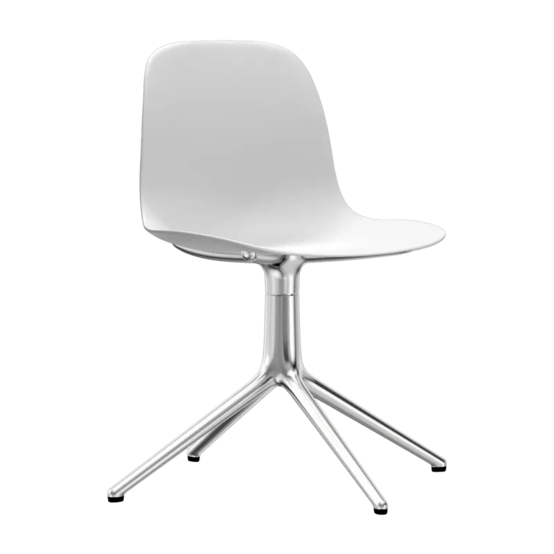Chaise de bureau pivotante blanche Swivel Norman Copenhagen blanc - Normann Copenhagen - The Cool Republic