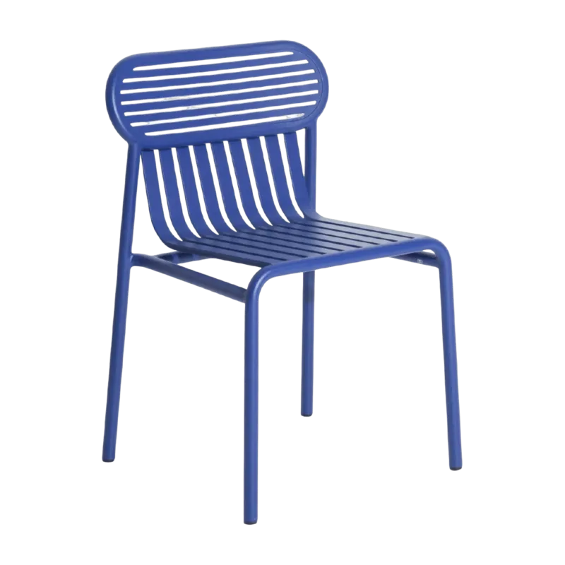 Chaise de jardin bleue Week-End - Petite Friture - The Cool Republic