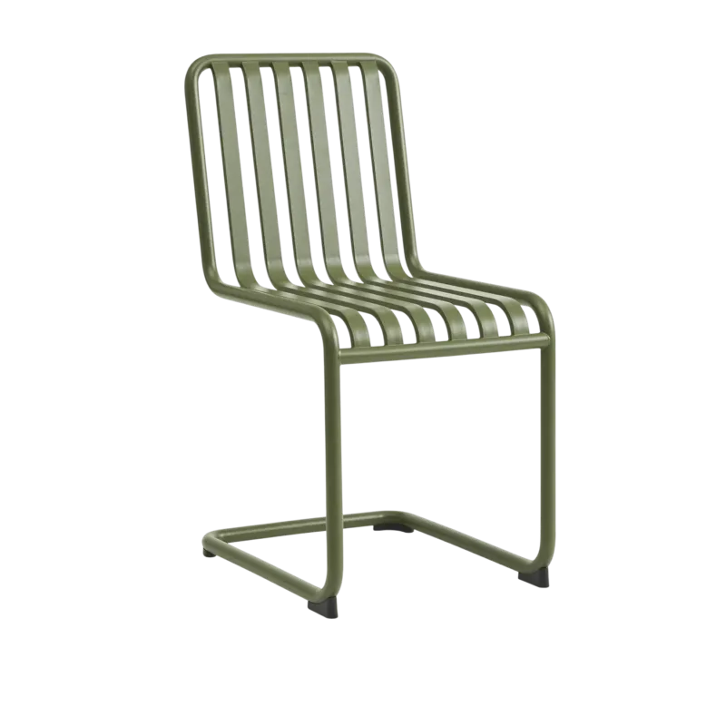 Chaise de jardin en acier vert Palissade - HAY - The Cool Republic