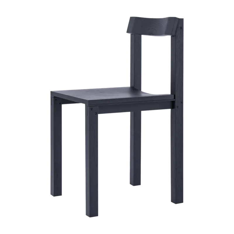 Chaise design en chêne noir Tal - Kann Design - The Cool Republic