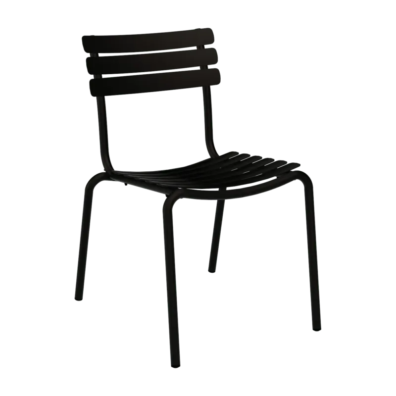 Chaise d'extérieur en aluminium noir 59x54x82cm Alua - Houe - The Cool Republic