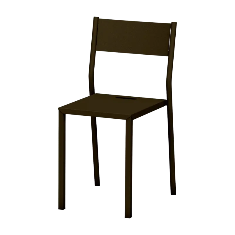Chaise en acier bronze Take - Matière Grise - The Cool Republic