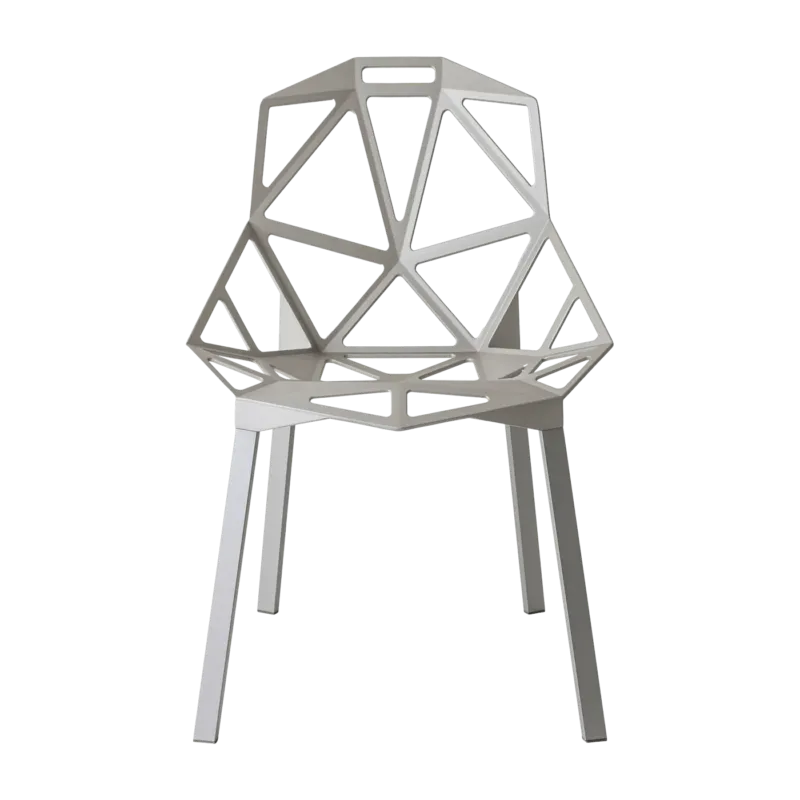 Chaise en aluminium gris clair One - Magis - The Cool Republic
