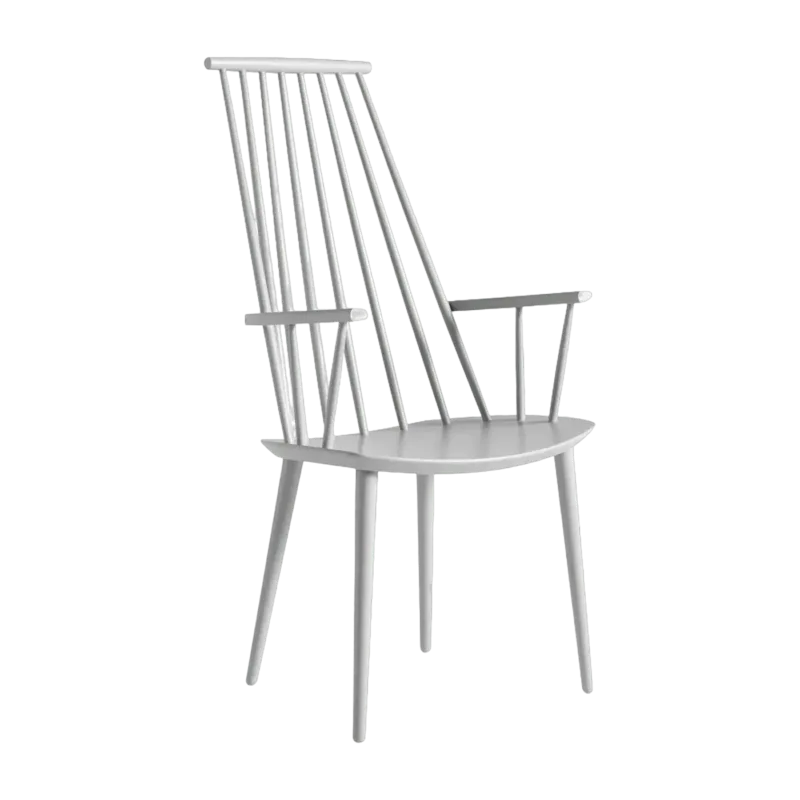 Chaise en bois de hêtre gris clair J 110 - HAY - The Cool Republic