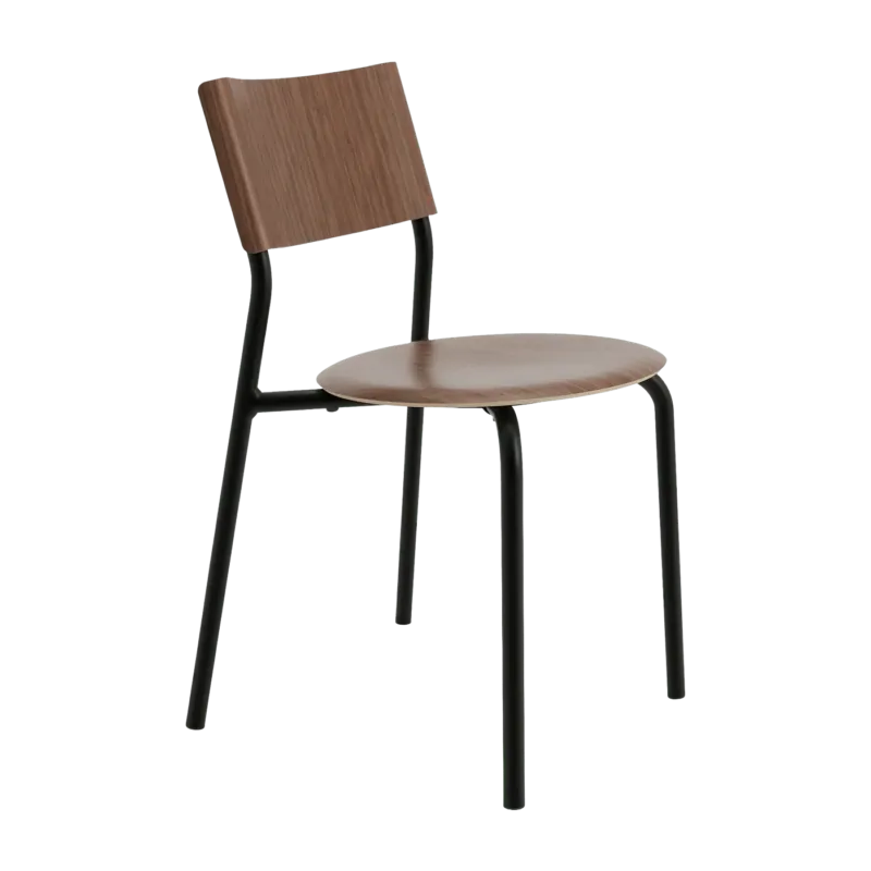 Chaise en bois de noyer noir graphite SSD - TIPTOE - The Cool Republic