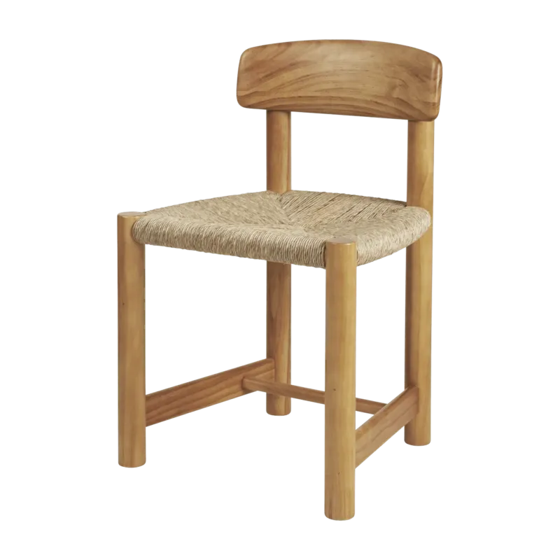 Chaise en bois de pin doré Daumiller - Gubi - The Cool Republic