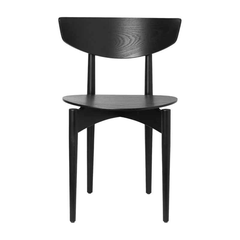 Chaise en bois massif noir Herman - Ferm Living - The Cool Republic