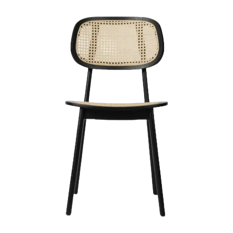 Chaise en cannage et chêne noir Titus - Vincent Sheppard - The Cool Republic