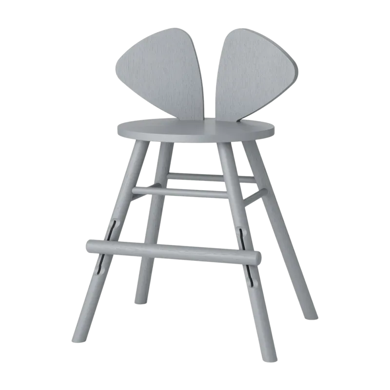 Chaise en chêne gris L Mouse - Nofred - The Cool Republic