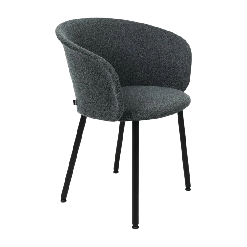 Chaise en laine Graphite Kendo - Hem - The Cool Republic