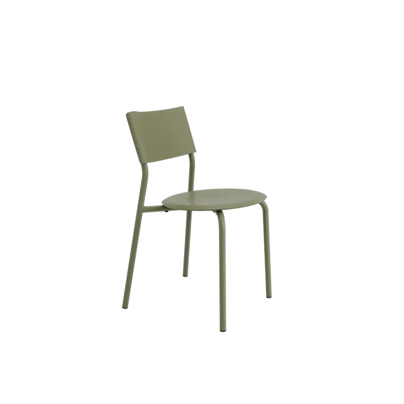 Chaise en plastique recyclé vert kaki SSDr - TIPTOE - The Cool Republic