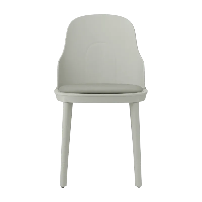 Chaise en polypropylène à l'assise en tissu canvas gris chaud Allez Warm Grey - Normann Copenhagen - The Cool Republic