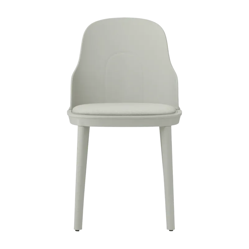 Chaise en polypropylène à l'assise en tissu MLF gris chaud Allez Warm Grey - Normann Copenhagen - The Cool Republic