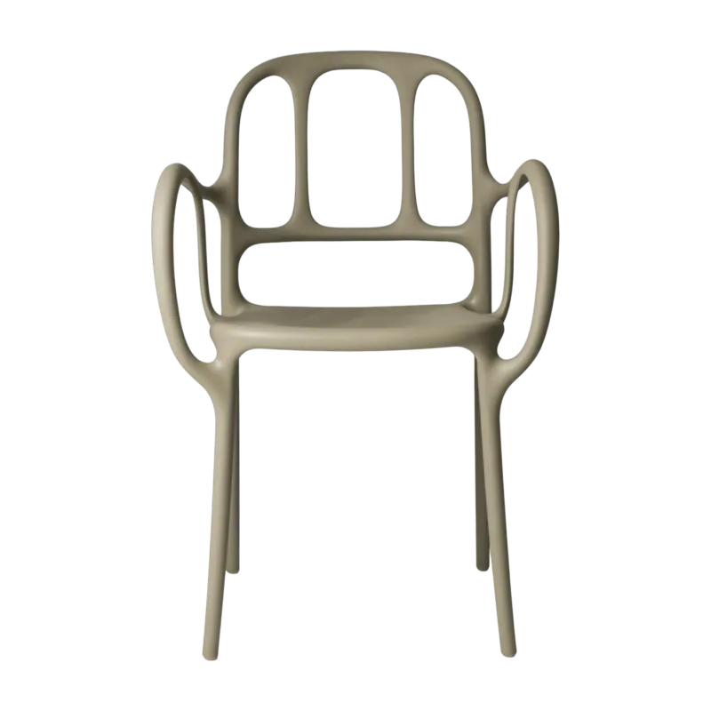 Chaise en polypropylene beige Mila - Magis - The Cool Republic