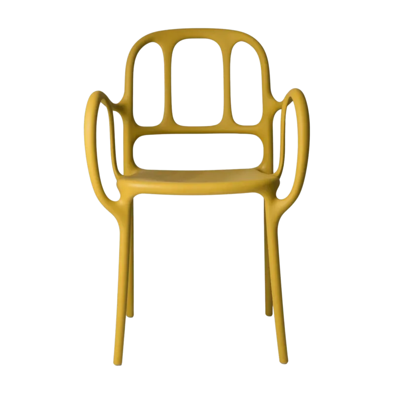 Chaise en polypropylene jaune Mila - Magis - The Cool Republic