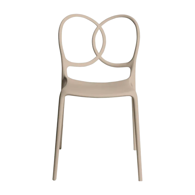 Chaise en polypropylène rose Sissi - Driade - The Cool Republic