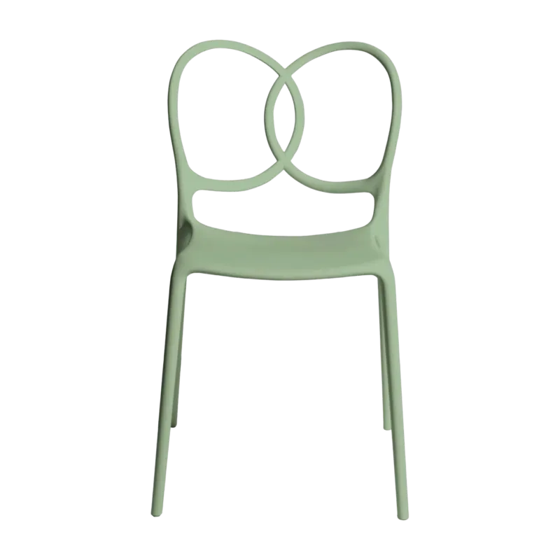 Chaise en polypropylène verte Sissi - Driade - The Cool Republic