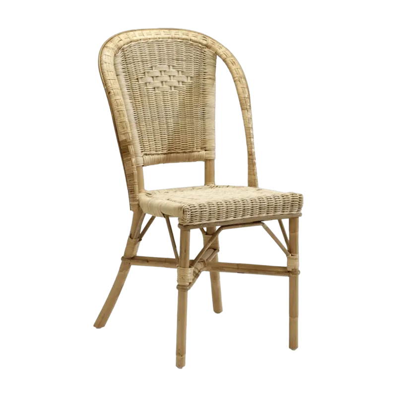 Chaise en rotin naturel Albertine - KOK - The Cool Republic