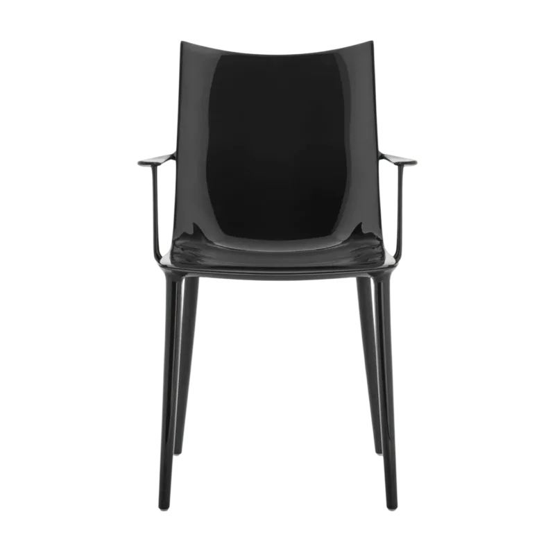 Chaise en thermoplastique recyclé blanc effet mat 47x57x90cm H.H.H - Kartell - The Cool Republic