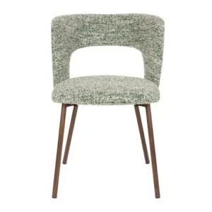 Chaise en tissu vert et métal Arven - The Cool Republic - The Cool Republic