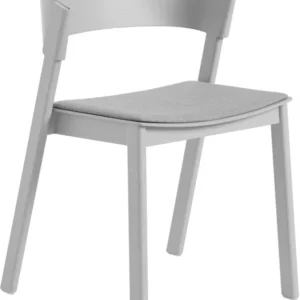 Chaise grise et assise textile Remix123 Cover - Muuto - The Cool Republic