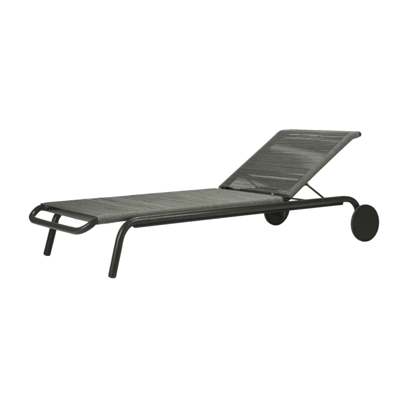 Chaise longue gris fossil Kodo - Vincent Sheppard - The Cool Republic