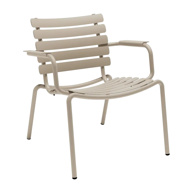 Chaise lounge d'extérieur en aluminium beige 69x71x75cm Alua - Houe - The Cool Republic