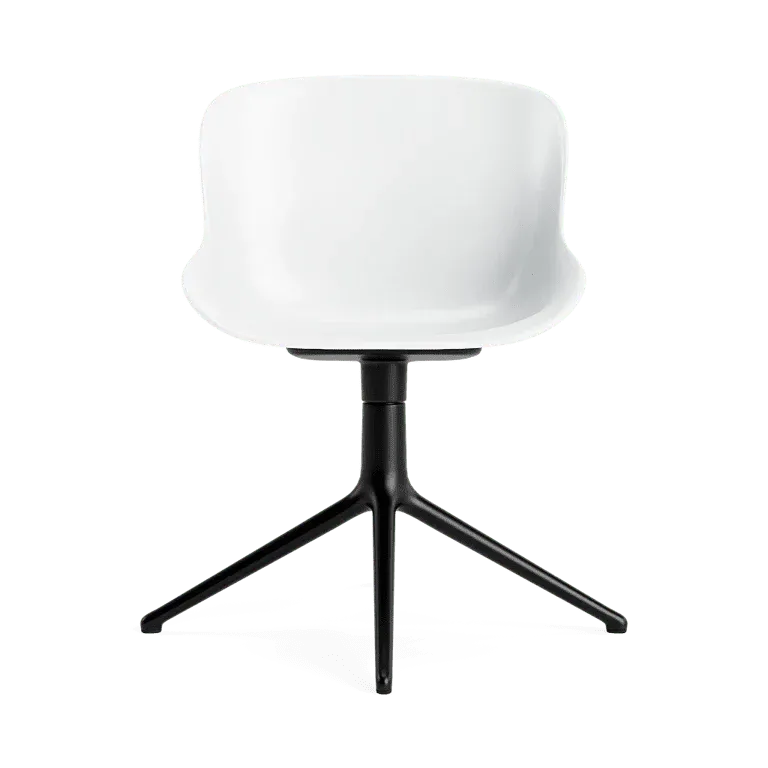 Chaise pivotante 4 pieds en aluminium noir et pp Hyg - Normann Copenhagen - The Cool Republic