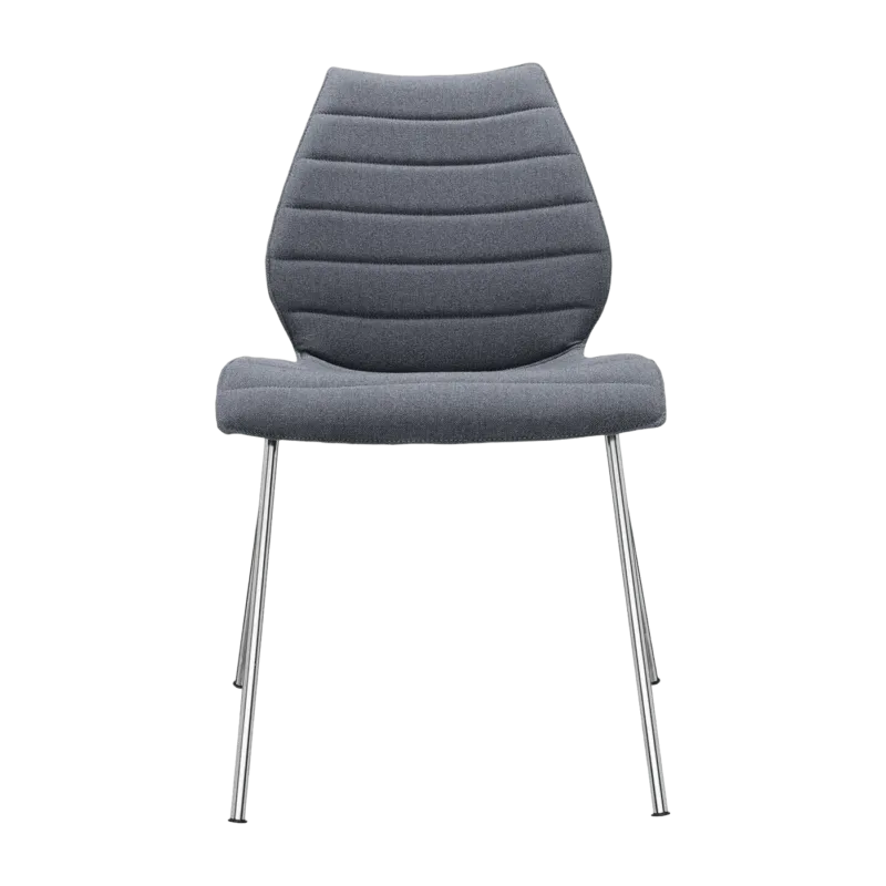 Chaise rembourrée gris foncé Maui Soft - Kartell - The Cool Republic