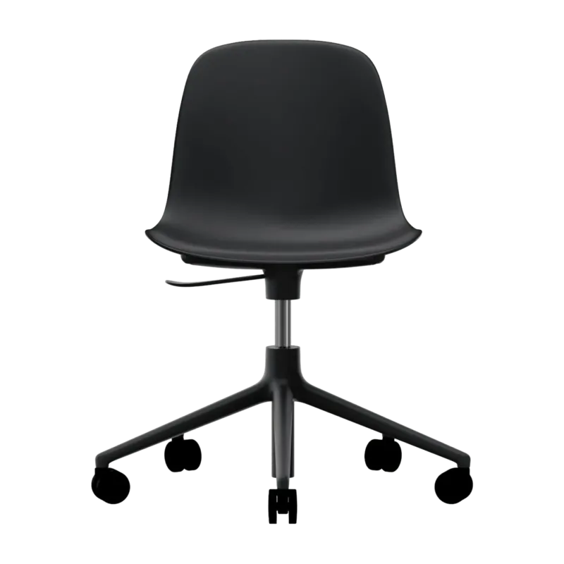 Chaise tournante à roulettes noire Swivel Norman Copenhagen noir - Normann Copenhagen - The Cool Republic