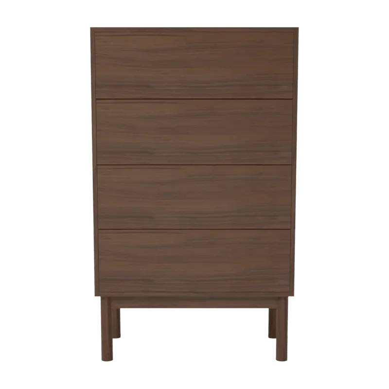 Chiffonnier avec 4 tiroirs en placage de noyer Case - Bolia - The Cool Republic
