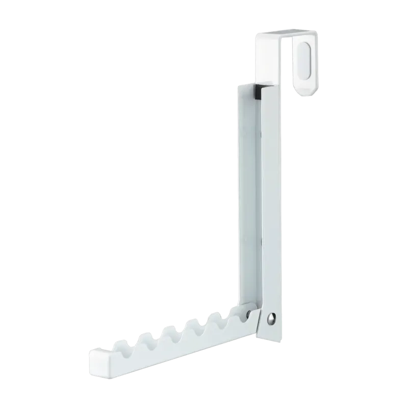Cintre de porte stockable en acier blanc Smart - Yamazaki - The Cool Republic