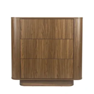 Commode à tiroirs en bois de noyer 40x90x80cm Oréa - The Cool Republic - The Cool Republic