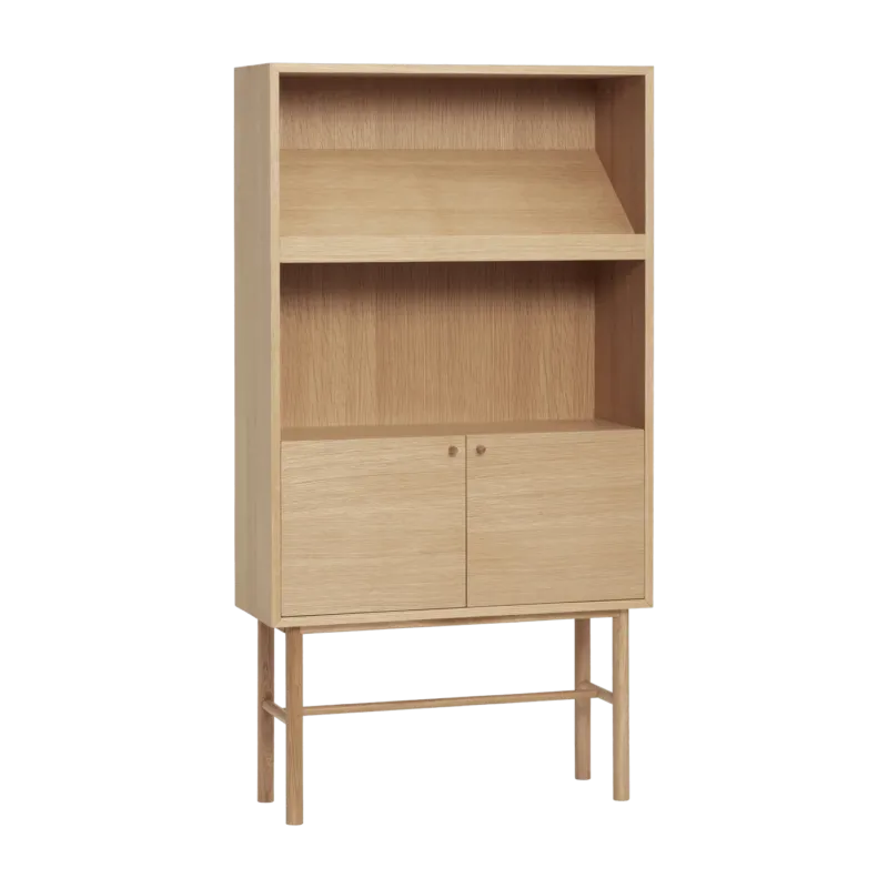 Commode rectangulaire en chêne naturel 80x150 cm Archive - Hübsch - The Cool Republic
