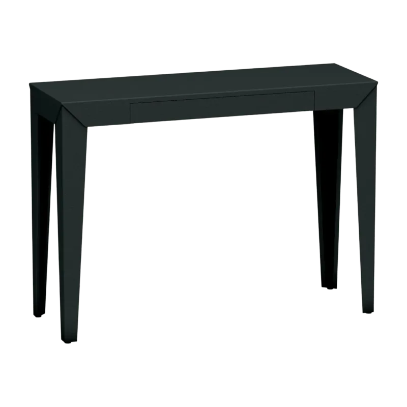 Console à tiroir anthracite finition mate 103 cm Zef - Matière Grise - The Cool Republic