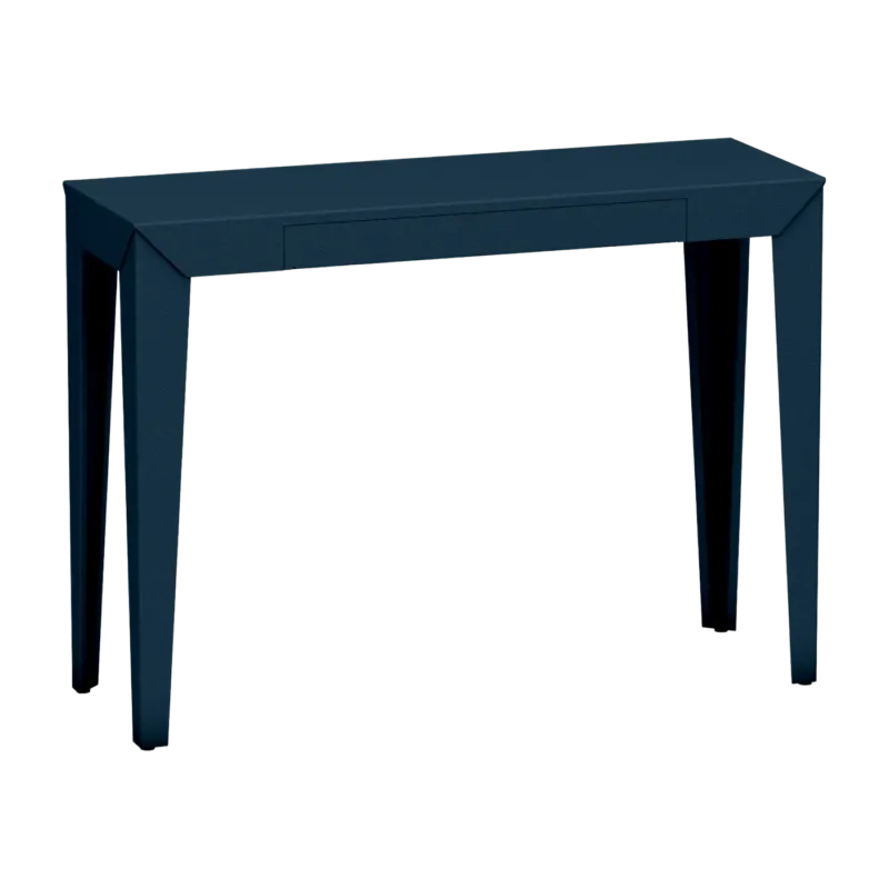 Console à tiroir denim finition mate 103 cm Zef - Matière Grise - The Cool Republic
