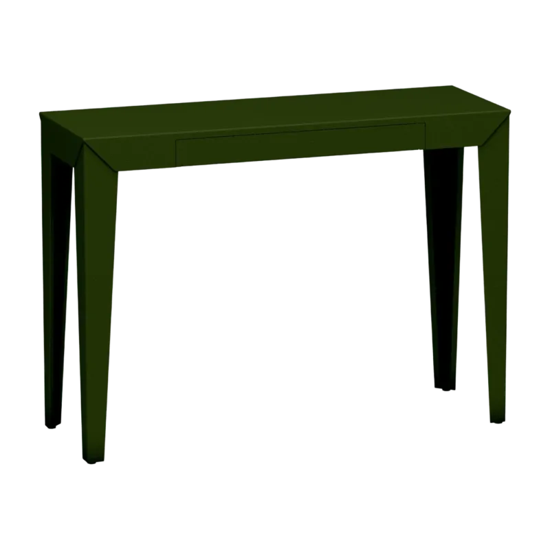 Console à tiroir kaki finition mate 103 cm Zef - Matière Grise - The Cool Republic