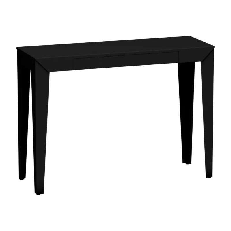 Console à tiroir noir mat finition mate 103 cm Zef - Matière Grise - The Cool Republic