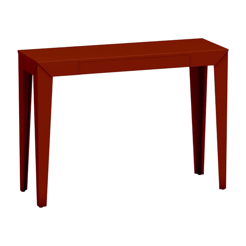 Console à tiroir terracotta finition mate 103 cm Zef - Matière Grise - The Cool Republic