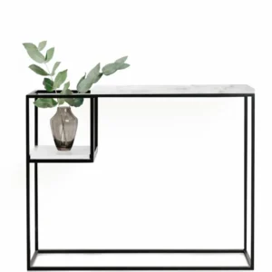 Console avec plateau en marbre blanc M Hop Maxi - Un’common - The Cool Republic