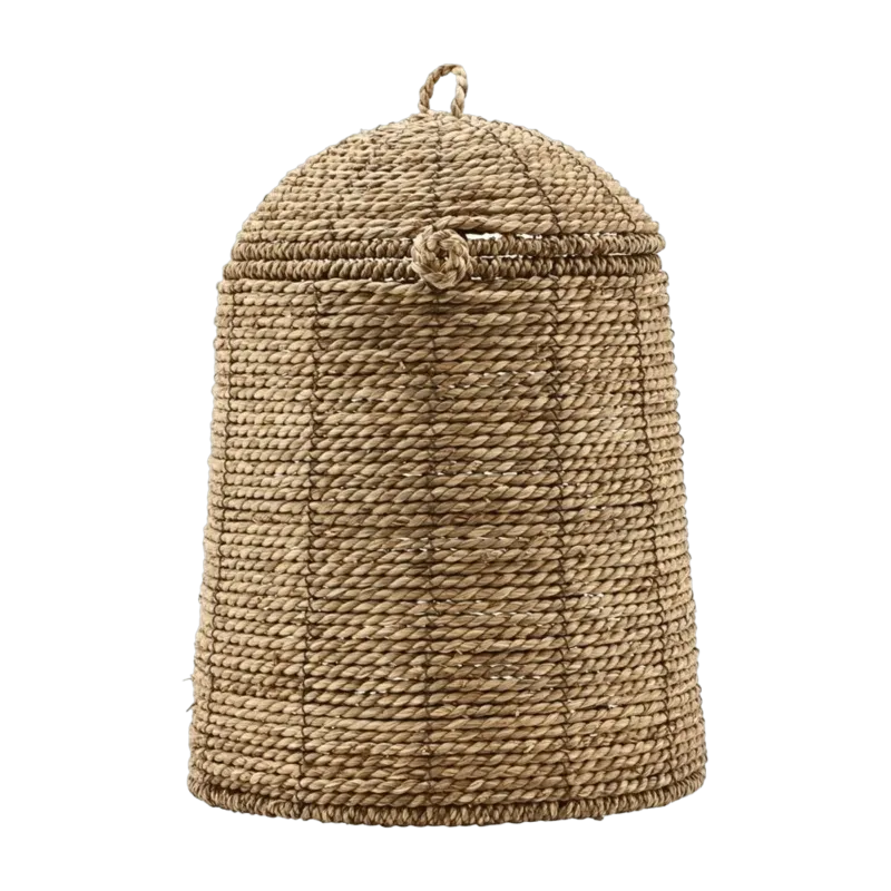 Corbeille avec couvercle Rama Natural - House Doctor - The Cool Republic