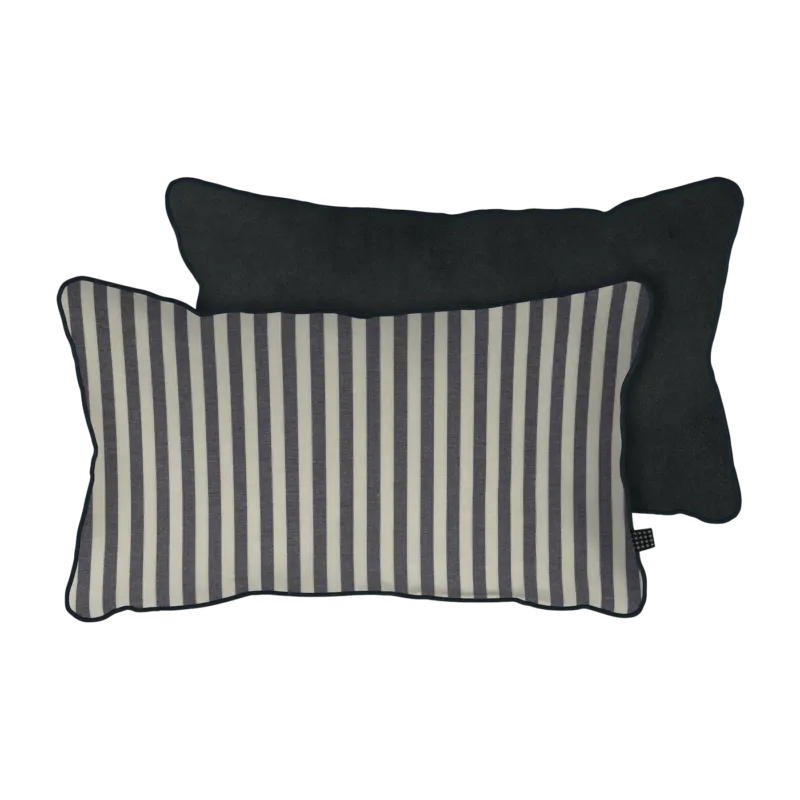 Coussin Black Stripes 50x30 cm - Mette Ditmer - The Cool Republic