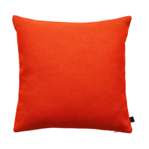Coussin carré en laine rouge corail 45x45cm Cleo - Fest Amsterdam - The Cool Republic