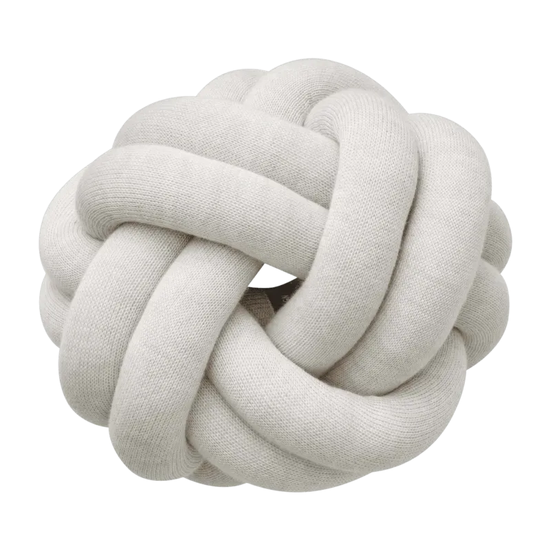 Coussin crème Knot - Design House Stockholm - The Cool Republic